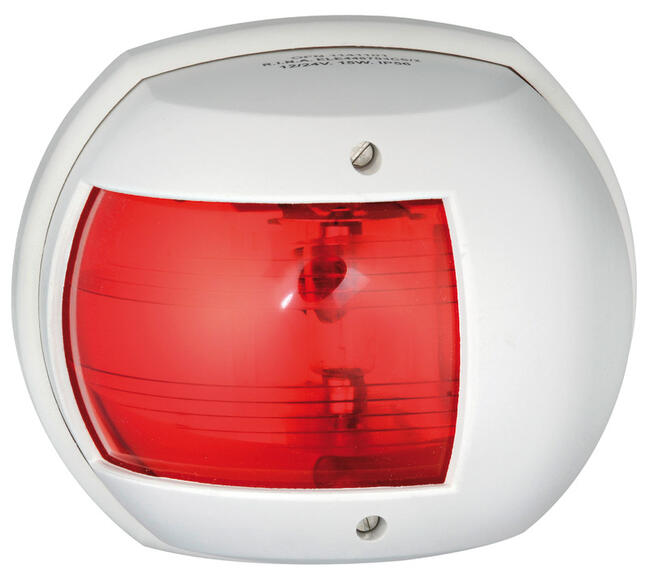 Fanale Maxi 20 Rosso/bianco 12 V